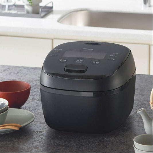 タイガー TIGER 圧力IHジャー炊飯器 炊きたて 1升 ブラック 遠赤5層土鍋蓄熱コート釜 おにぎり 冷凍 極うま 少量旨火炊き 少量高速 玄米 雑穀 麦飯 GABA 調理 お手入れ簡単 1合から JRI-H180K