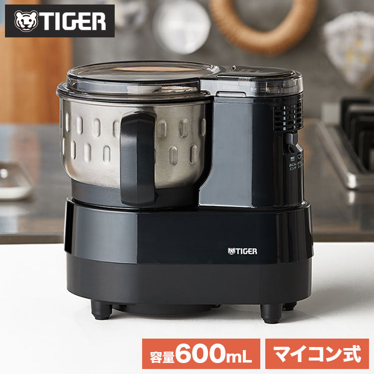 TIGER タイガー フードプロセッサー マイコン式 大容量 ハイパワー パワフル ステンレス コードリール スープ ジュース ケーキ パン レシピ付 ブラシ付 SKF-H101KD
