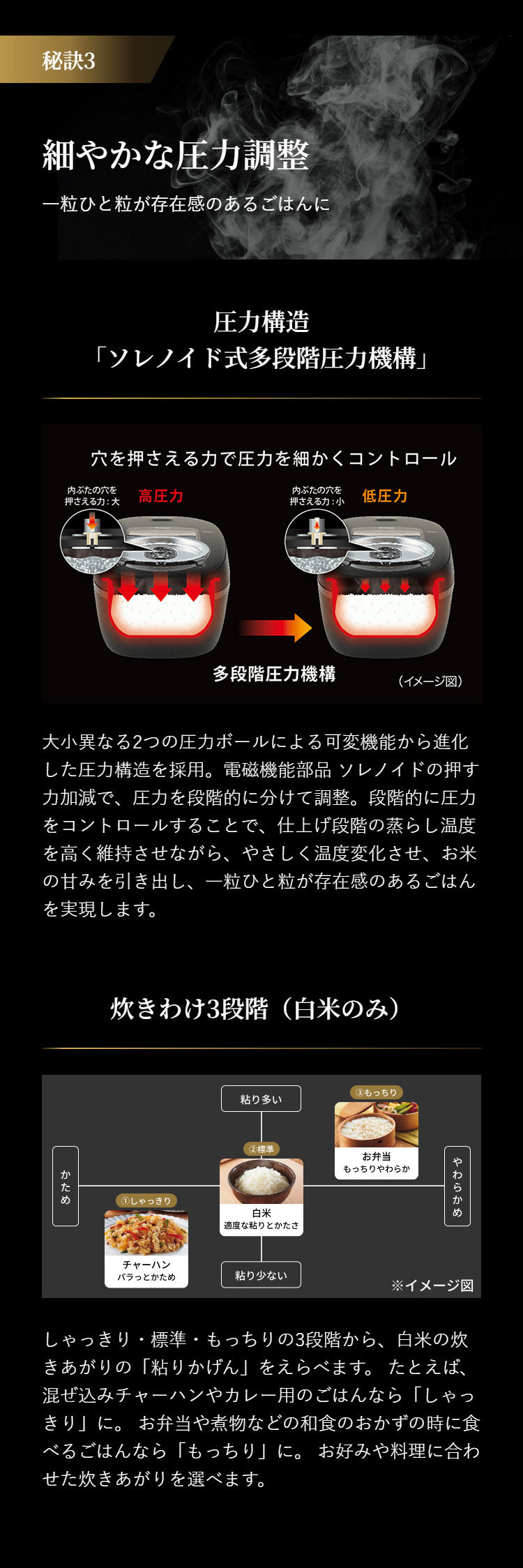 タイガー TIGER 圧力IHジャー炊飯器 ご泡火炊き 5.5合 オフホワイト 遠赤土鍋かまどコート釜 炊き分け おにぎり 冷凍ごはん 少量旨火 少量高速 玄米 調理 お手入れ簡単 JRI-G100WO エントリーモデル