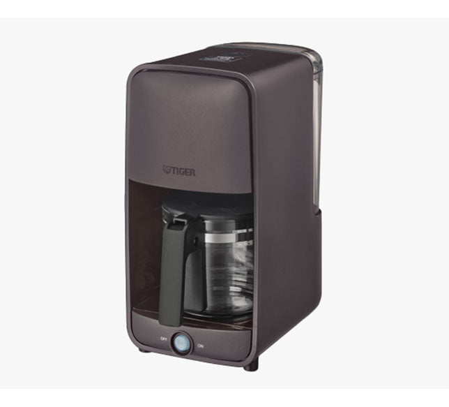タイガー魔法瓶 コーヒーメーカー ドリップ式 シャワードリップ スリム コンパクト ガラス製 深リブ コク 食洗器対応 お手入れ簡単 着脱タンク 給水 ADC-H060TD