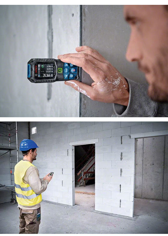 BOSCH ボッシュ データ転送グリーンレーザー距離計 GLM5027CG 記録 スピーディー 防じん 防水性能 IP65 衝撃 吸収