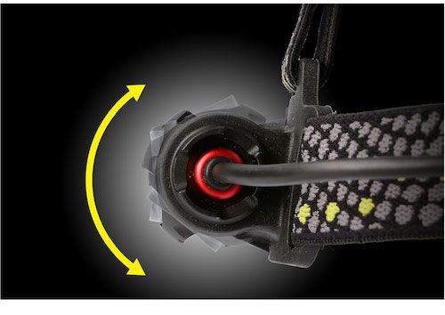 GENTOS 電池式 LED ヘッドライト メタルマスター アルミボディ 小型ヘッドライト ヘルメット コンパクト ブースト機能 530ルーメン エネループ MM-833D