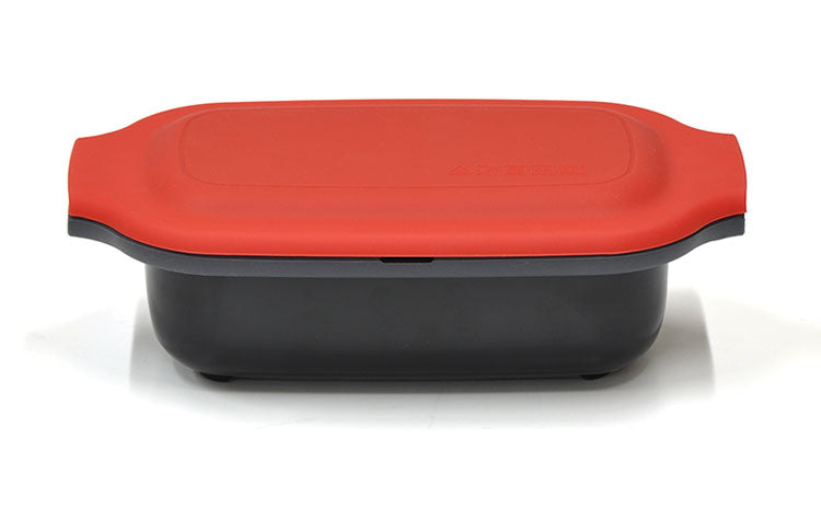 焼き目が付く 電子レンジ調理器 電子レンジ専用調理器 焼き魚 電子レンジ 調理器 レンジ 調理 丸型 レンジで焼き目 焼く 煮る 万能 小型 調理器具 角型 レンジで焼き魚 便利グッズ 調理用品