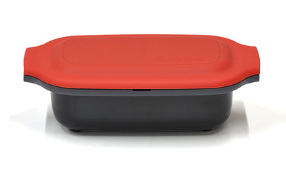 焼き目が付く 電子レンジ調理器 電子レンジ専用調理器 焼き魚 電子レンジ 調理器 レンジ 調理 丸型 レンジで焼き目 焼く 煮る 万能 小型 調理器具 角型 レンジで焼き魚 便利グッズ 調理用品