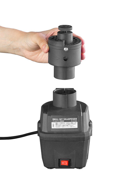 ベルソス ドリルビット研磨機 ブラック ドリルビットシャープナー VS-TL3100 電動研磨機 25種のビットに対応 DIY メンテナンス ドリル刃 簡単操作
