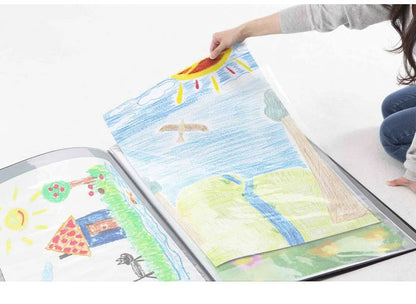 B2 ポスターファイル 24枚収納 12ポケット 保存 保管 アニメ 映画 得点 コレクション ファイリング ポスター ファイル ブラック 資料 大きいファイル 作品 VS-Z01BK ベルソス