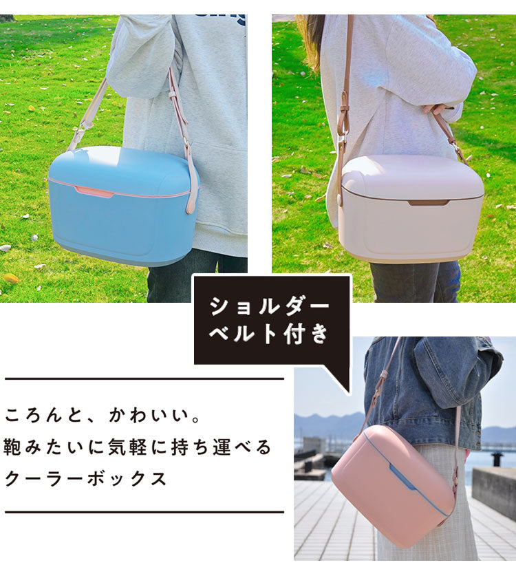 6L クーラーボックス ベルト付き 小型 コンパクト かわいい 保冷バッグ 保冷 アウトドア キャンプ 海 BBQ 釣り レジャー フェス 収納ボックス 備蓄 防災 ピクニック グランピング ベルソス VS-CB029