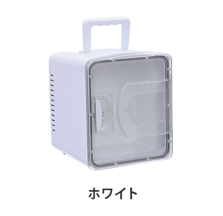 8L 冷温庫 冷蔵庫 保冷庫 ポータブル ミニ ペルチェ 小型 ポータブル冷蔵庫 車載冷蔵庫 持ち運び 卓上 小さい 車中泊 社内 キャンプ アウトドア 保冷 保温 保温子 ホワイト ベルソス VS-CW008