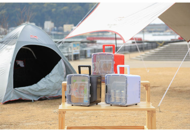 8L 冷温庫 冷蔵庫 保冷庫 ポータブル ミニ ペルチェ 小型 ポータブル冷蔵庫 車載冷蔵庫 持ち運び 卓上 小さい 車中泊 社内 キャンプ アウトドア 保冷 保温 保温子 ホワイト ベルソス VS-CW008