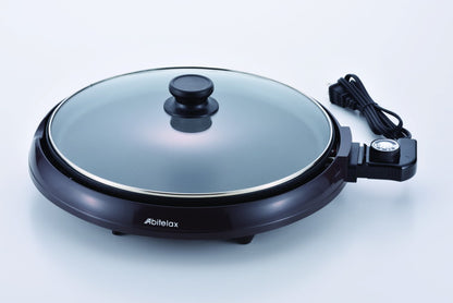 アビテラックス ホットプレート AHP36G-T 電気ホットプレート 円形 円型 ファミリー ファミリーサイズ