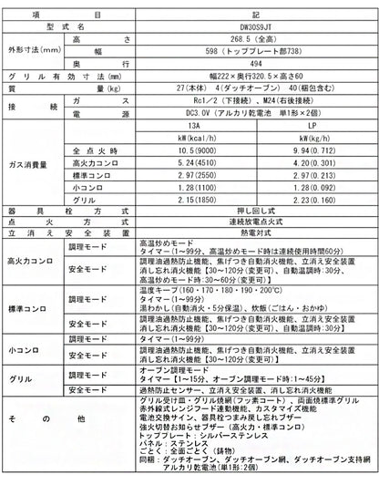 ビルトインガスコンロ ノーリツ NORITZ プラス・ドゥ +do 都市ガス用 N3WS9KJTKSTED 13A 75cm幅 ステンレストップ 無水両面焼きグリル