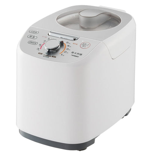 精米機 家庭用 5合 軽量コンパクト MR-E751W ホワイト ツインバード コンパクト精米器精米御膳 米 精米 お米 精米器 家庭用精米機 精米機家庭用 TWINBIRD ツインバード