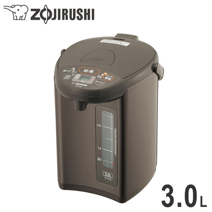 電気ポット マイコン沸とう電動ポット 3.0L 象印 ZOJIRUSHI CD-WZ30-TM メタリックブラウン 象印マホービン