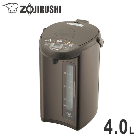 電気ポット マイコン沸とう電動ポット 4.0L 象印 ZOJIRUSHI CD-WZ40-TM メタリックブラウン 象印マホービン