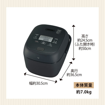 炊飯器 10合 1升 ZOJIRUSHI 象印 NW-BA18-BA 圧力IH炊飯ジャー 極め炊き 1升炊き ごはん 白米 玄米 ふっくら もちもち 美味しい 新生活 純正品