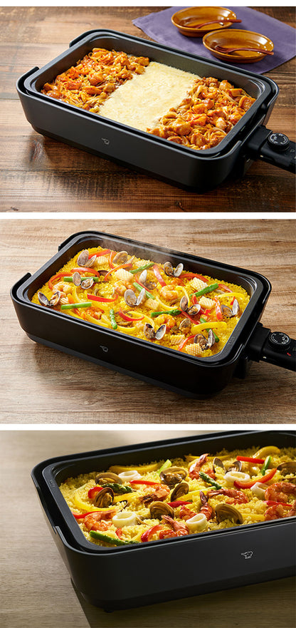 象印 ホットプレート やきやき EA-HA30-HZ チャコール ZOJIRUSHI たこ焼きプレート3枚 新生活 プレゼント ギフト 焼肉 油飛び散りカット