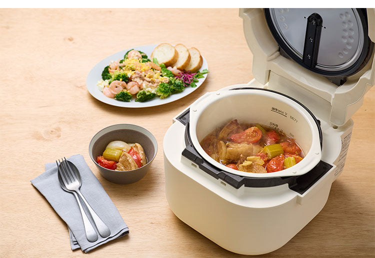 電気調理鍋 象印 ZOJIRUSHI EL-NS23 自動調理 2.3L 炊飯 保温 予約 EL-NS23-CA クリーム ホーロー電気調理なべ ホーロー 電気調理なべ 電気調理 鍋