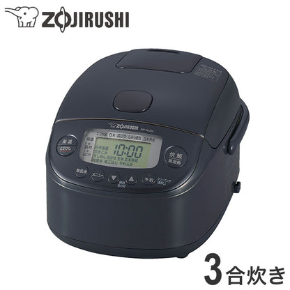 炊飯器 3合 象印 3合炊き ZOJIRUSHI 圧力IH炊飯ジャー 極め炊き スレートブラック NP-RU05-BZ 象印マホービン プレゼント
