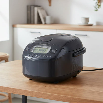 炊飯器 3合 象印 3合炊き ZOJIRUSHI 圧力IH炊飯ジャー 極め炊き スレートブラック NP-RU05-BZ 象印マホービン プレゼント