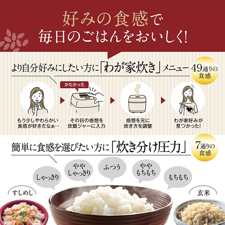 炊飯器 1升 10合 1升炊き 10合炊き 象印 象印マホービン NW-BB18-BZ 圧力IH炊飯ジャー ZOJIRUSHI 豪熱大火力 スレートブラック 極め炊き
