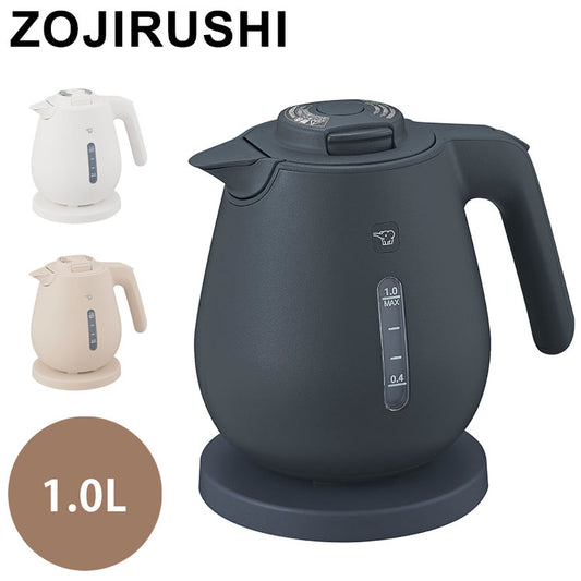 電気ケトル 1L 1000ml 象印 CK-DC10-WA CK-DC10-BM CK-DC10-CM ホワイト ソフトブラック ライトベージュ ZOJIRUSHI 象印マホービン コンパクト ケトル