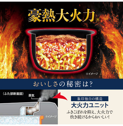 炊飯器 5.5合炊き 象印 5.5合 NW-NC10 ブラック ホワイト 圧力IH炊飯ジャー 豪熱大火力 極め炊き ZOJIRUSHI