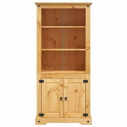 vidaXL 食器棚 メキシコ産パインウッド コロナシリーズ 80x40x170cm 家具 キャビネット&収納 収納キャビネット・ロッカー