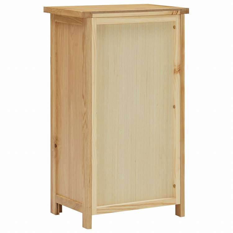 vidaXL 食器棚 45x32x85cm オーク無垢材家具 キャビネット&収納 サイドボード(代引不可)